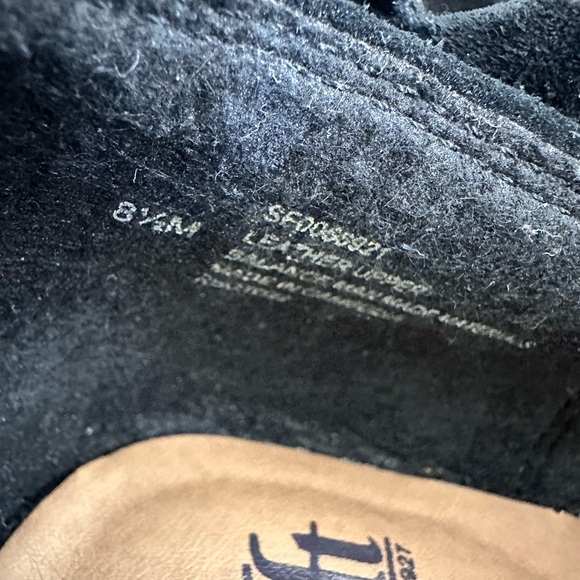 New Sofft Suede Lazer Cutout Leather Distracted Booties Women’s 8.5M - Picture 14 of 16